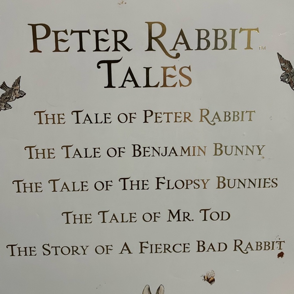 Vtg.  1998 Favorite Tales from Beatrix Potter Boxed Set & 9” Plush - Picture 9 of 16